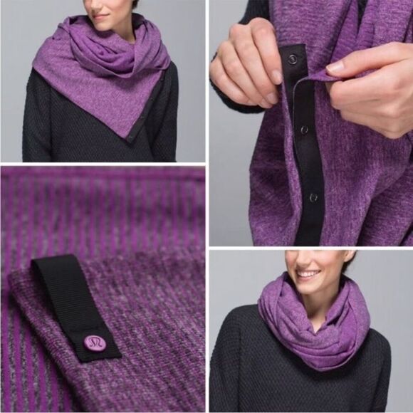 Excellent Condition Purple Lululemon Vinyasa Rulu Wrap/Scarf - Picture 2 of 8